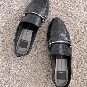 Dolce Vita crocodile mules